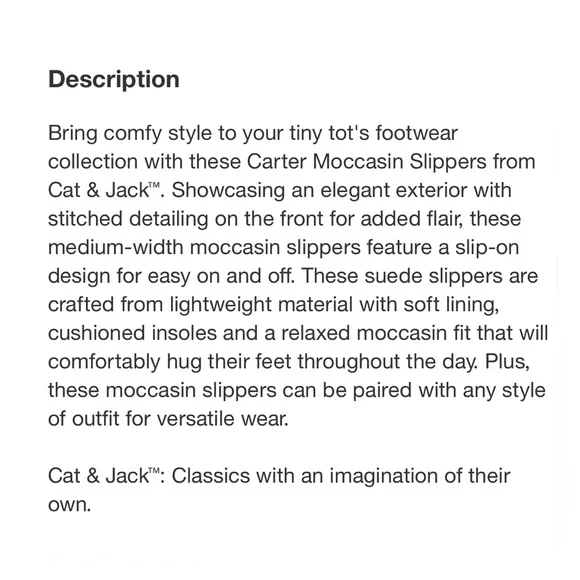 Boys' Lionel Moccasin Slippers - Cat & Jack™ Chestnut Size 13 - Picture 5 of 8